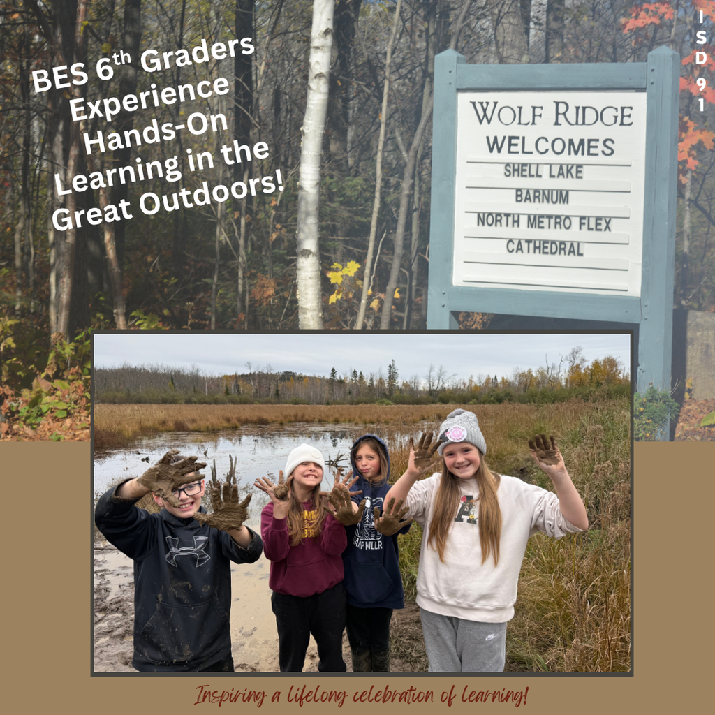 6th graders at Wolf Ridge - outdoor learning
