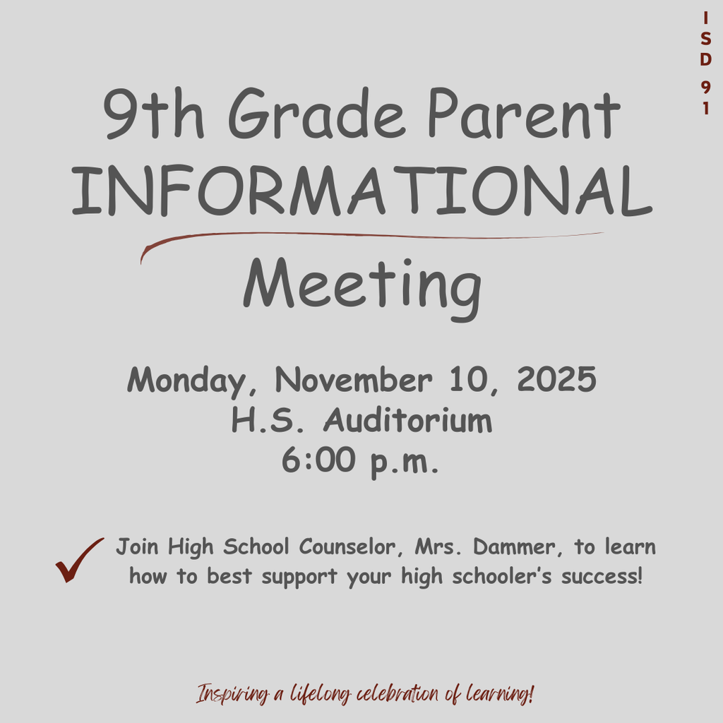 9th Gr Parent Mtg