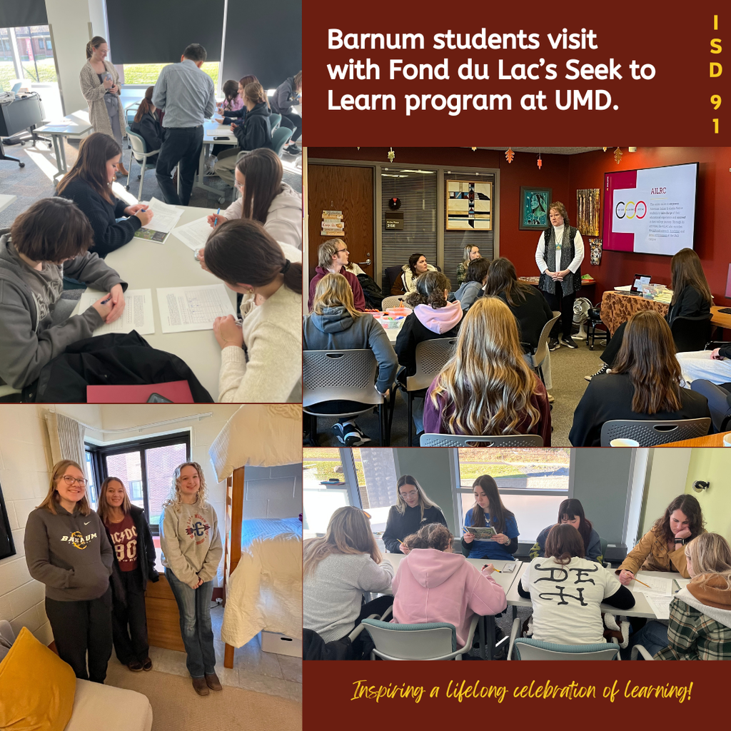 Students on college tour