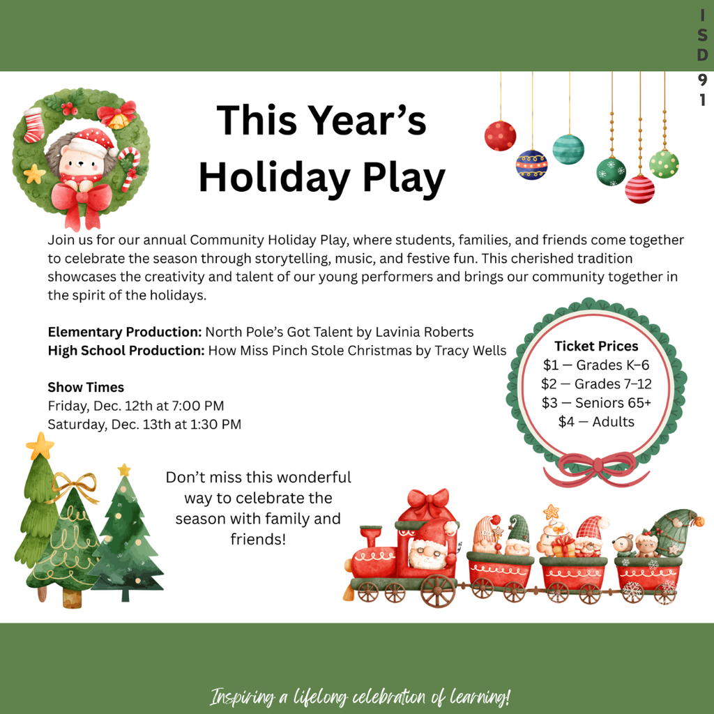 Holiday Play Reminder