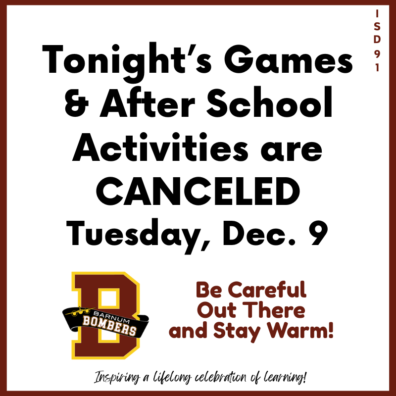 Games Canceled