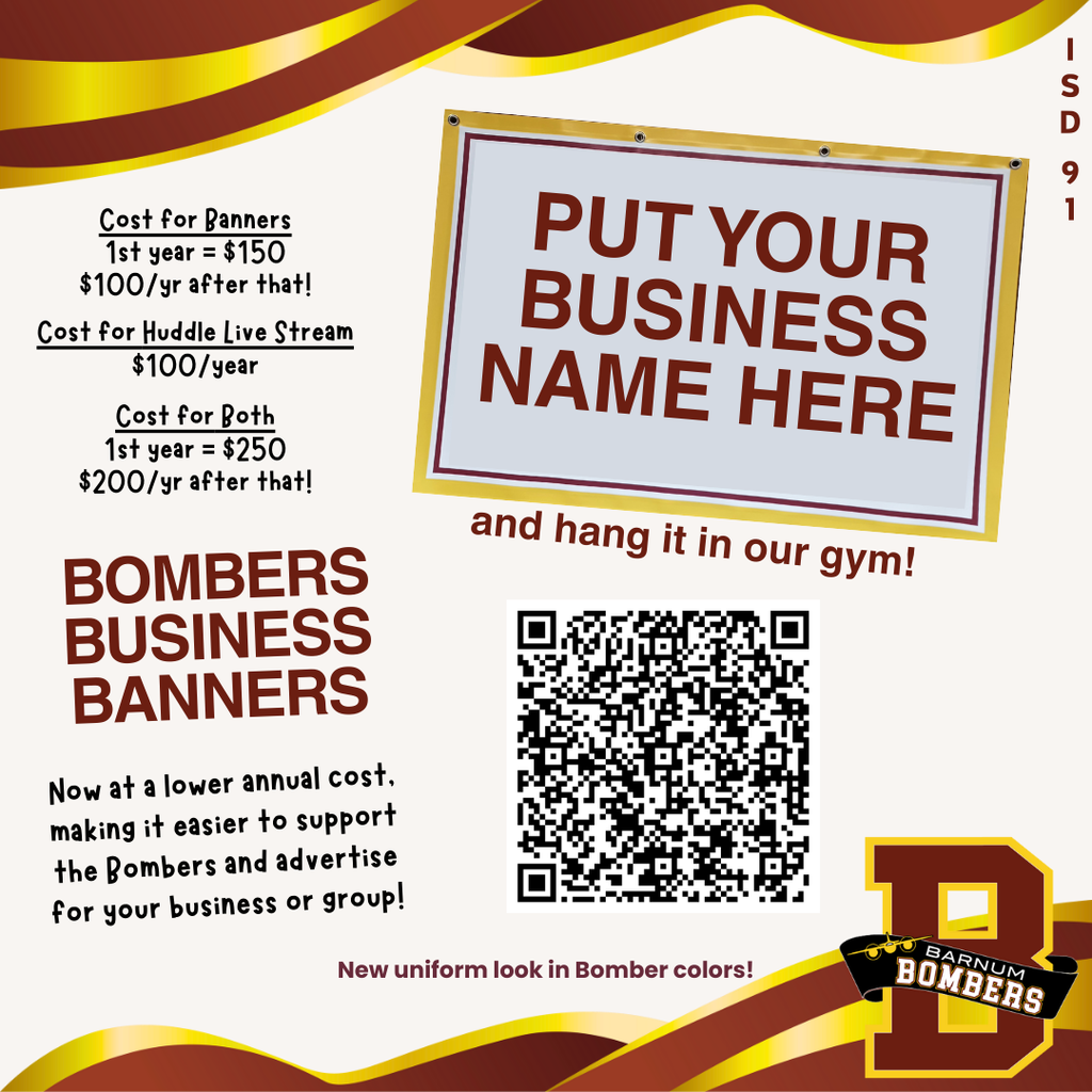 Bombers Business Banners Info