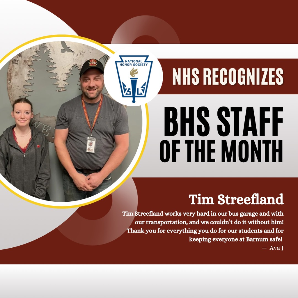 NHS Monthly Teacher Recognition Dec