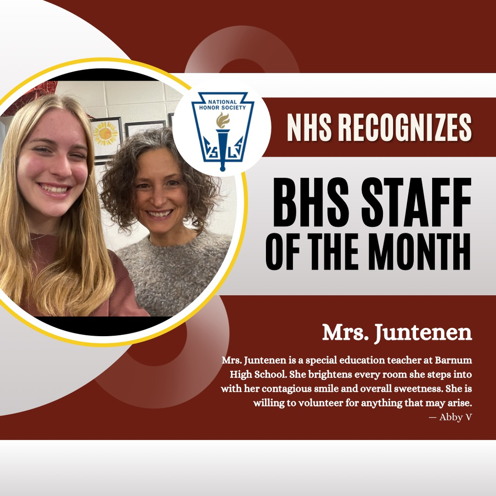 NHS Monthly Teacher Recognition Dec