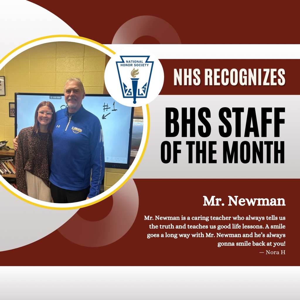 NHS Monthly Teacher Recognition Dec