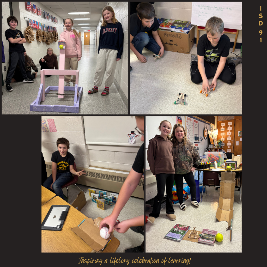 5th graders with science projects