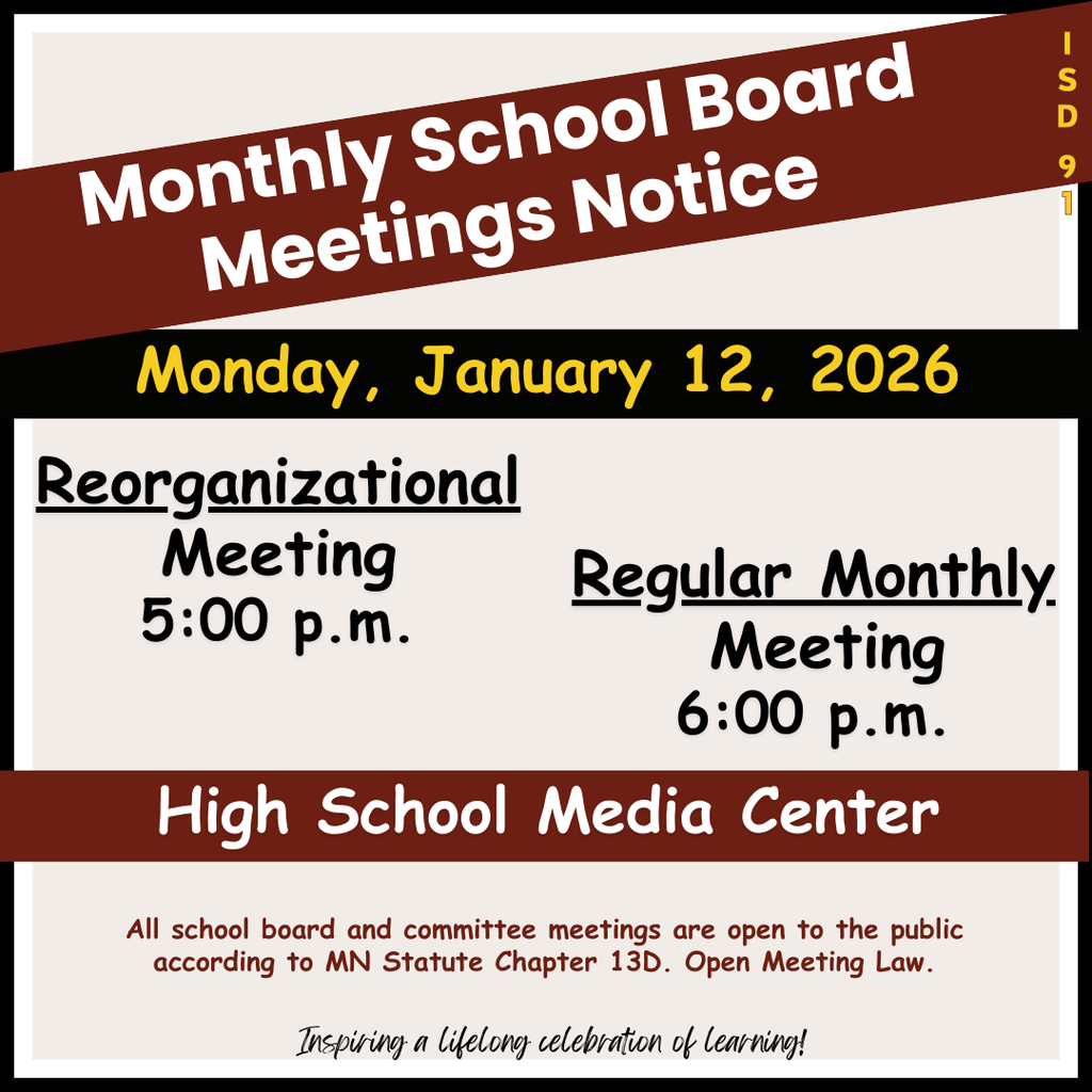 School Board Meetings Notice