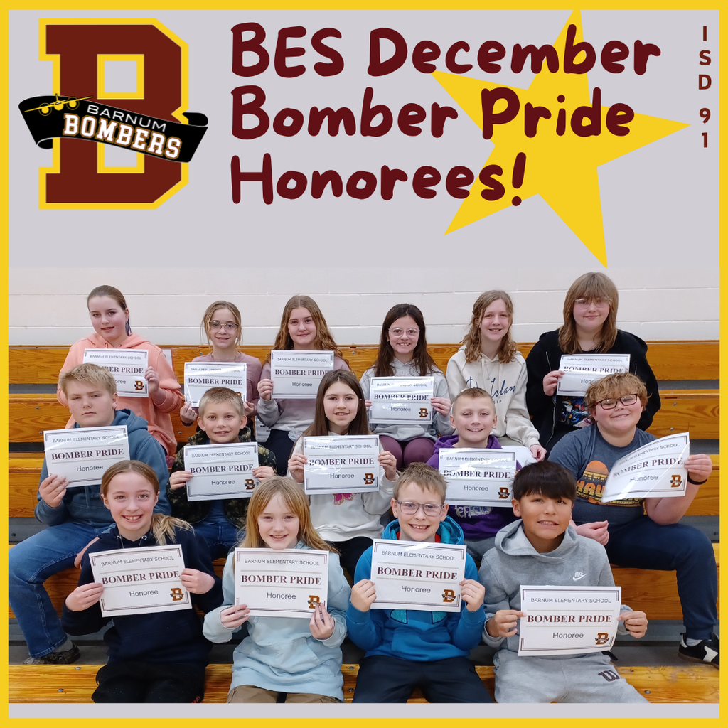 BES PBIS dec Gr 4-6 Honorees