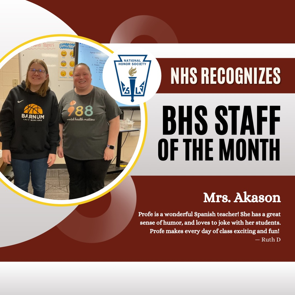 NHS Jan. Staff of the Month - Akason