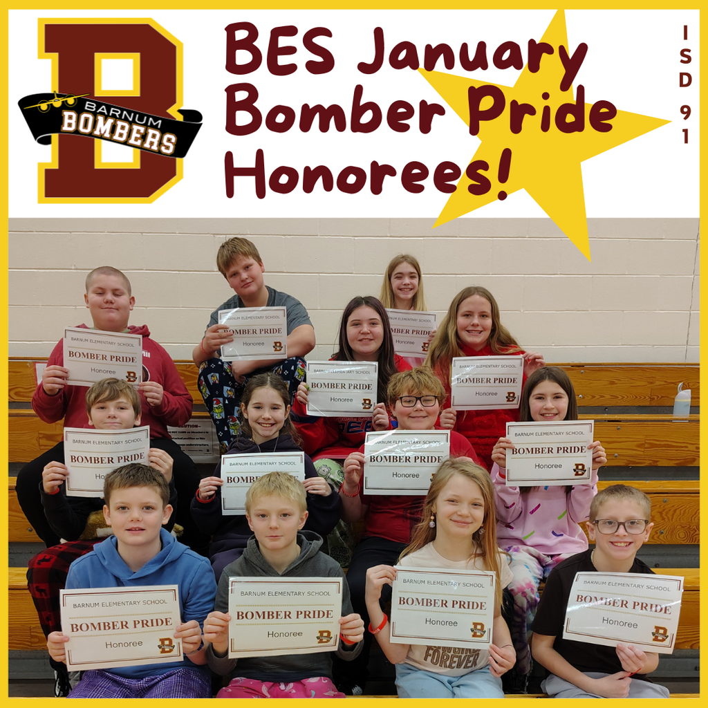 BES PBIS Gr 4-6 Honorees