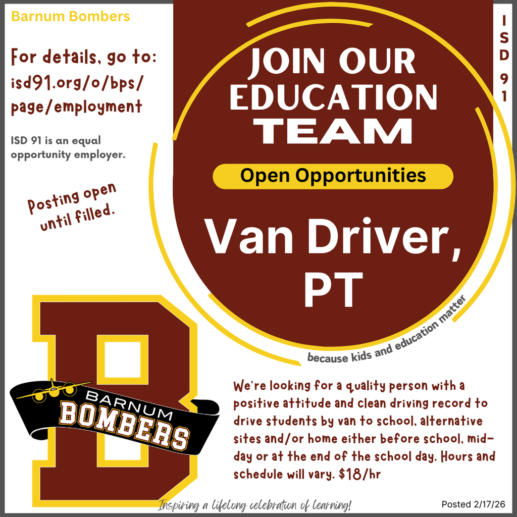 PT Van Driver Needed
