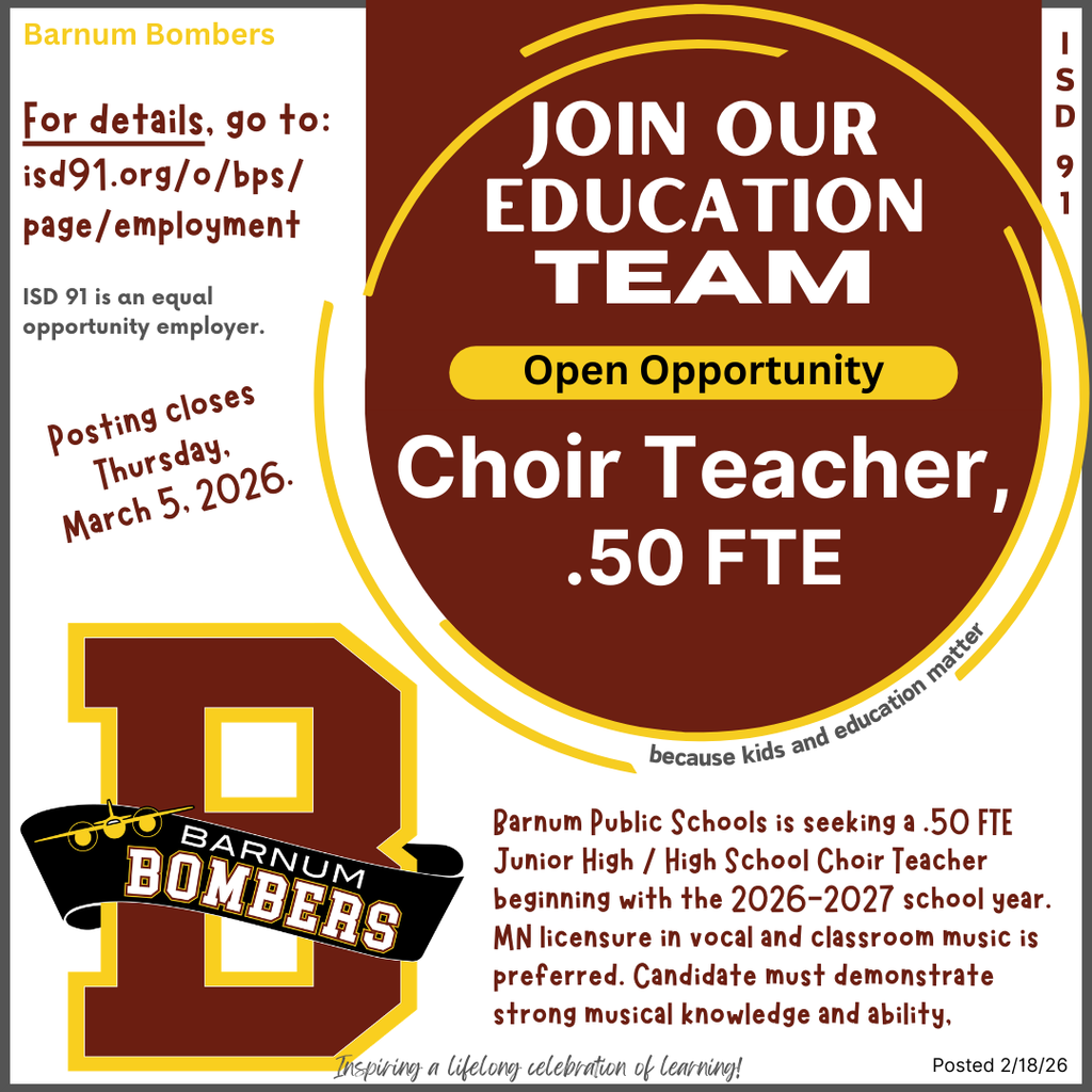 Choir Teacher Wanted