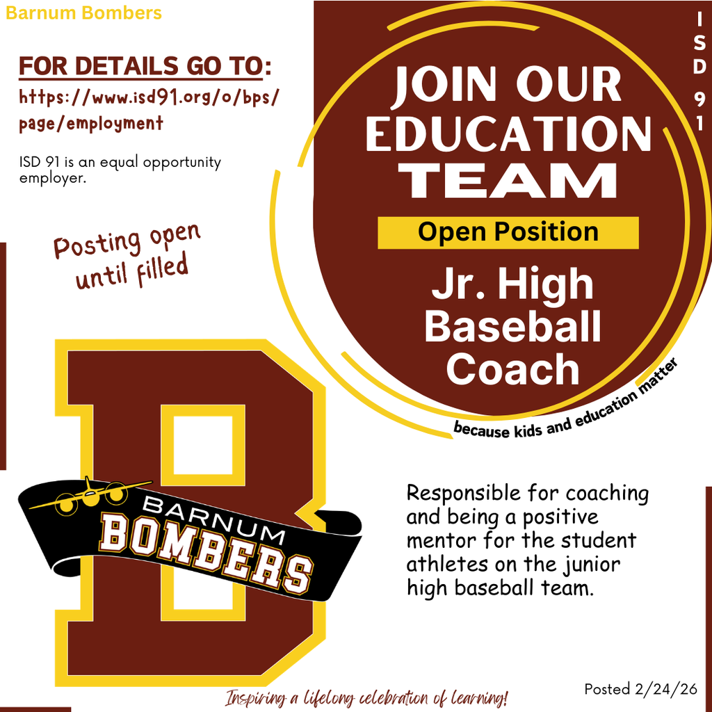 Jr Hi Baseball Coach Wanted