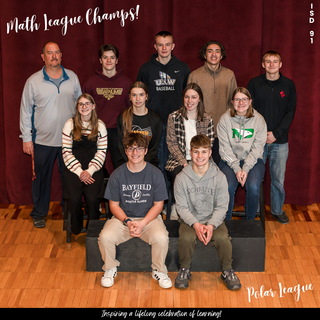 Math League Team Polar League Champs
