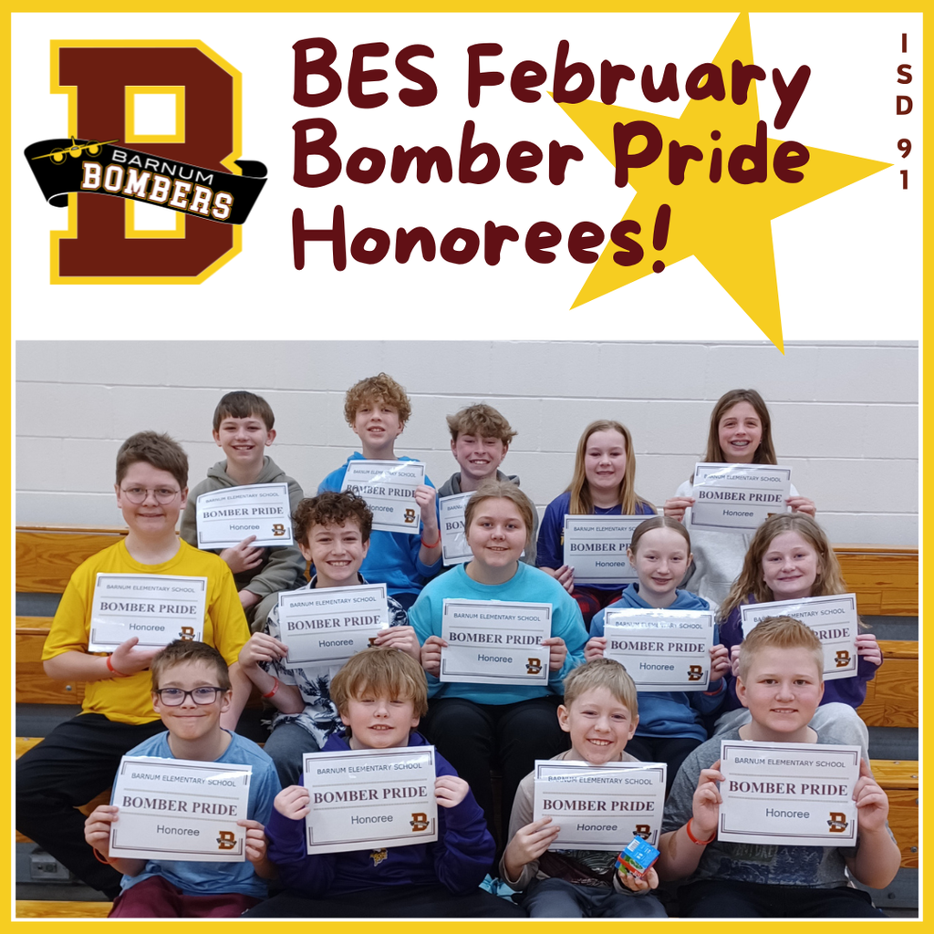 BES PBIS Honorees gr 4-6