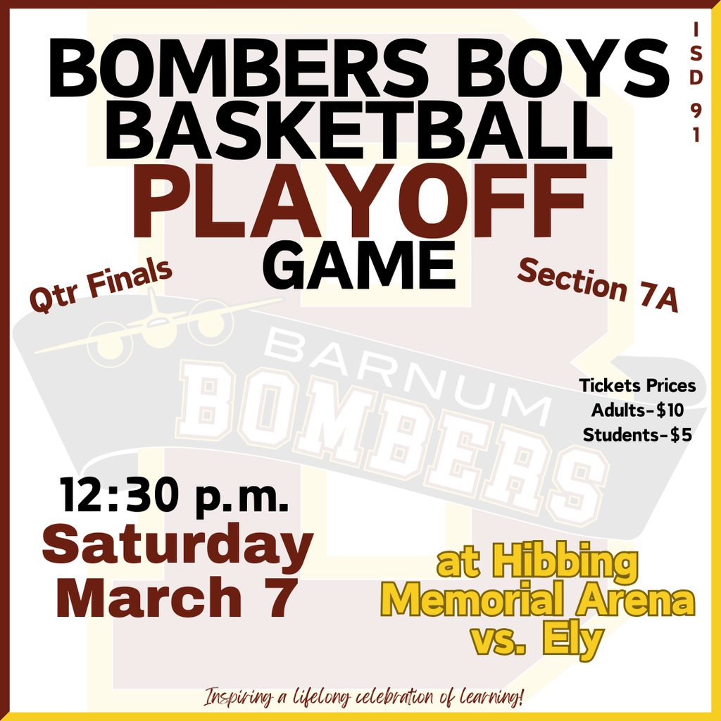 BBB Playoffs Game Info