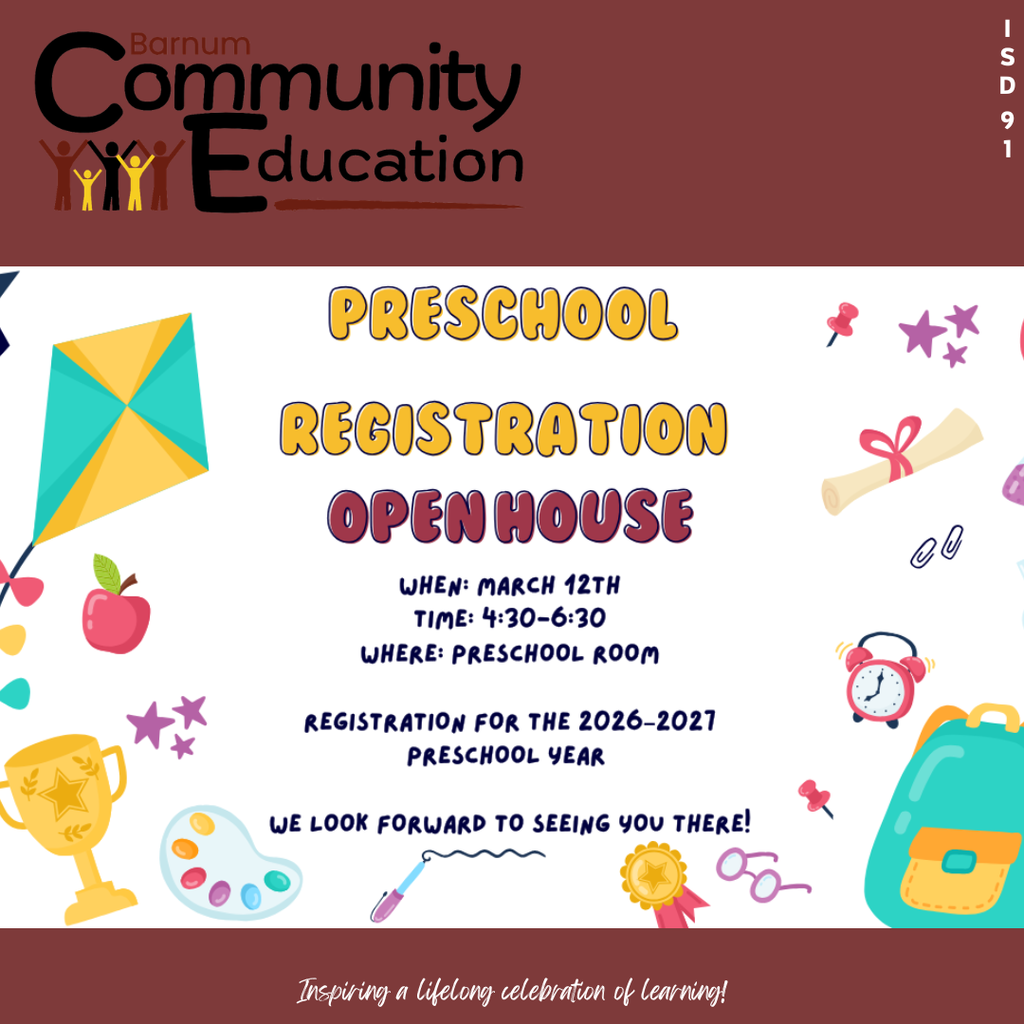 Preschool Registration info