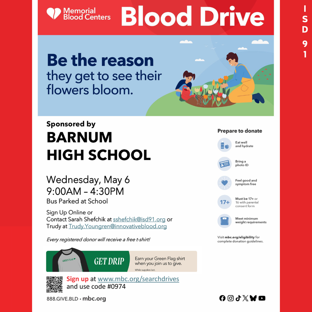 Blood drive info