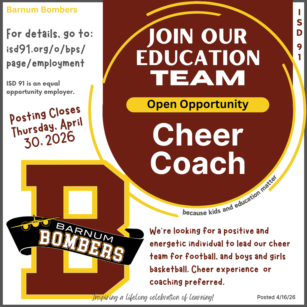 Cheer Coach Help Wanted Posting