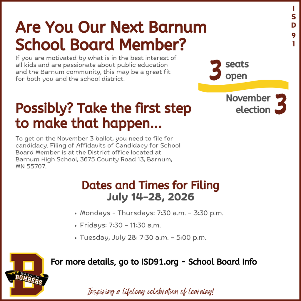 School board candidate information for elections