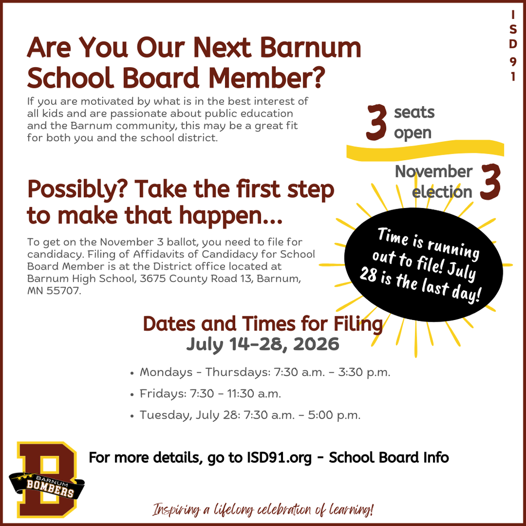 School Board Member Filing Info