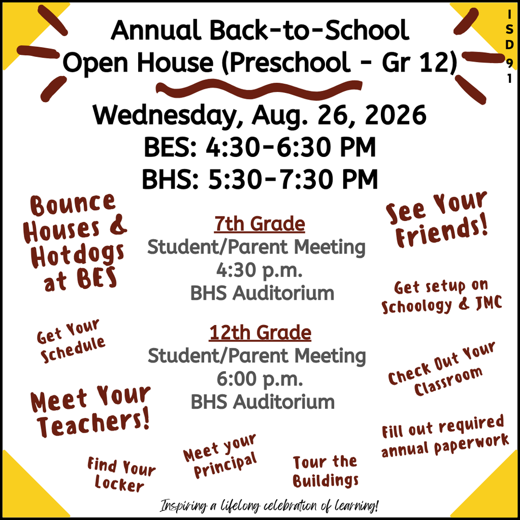 Open House information