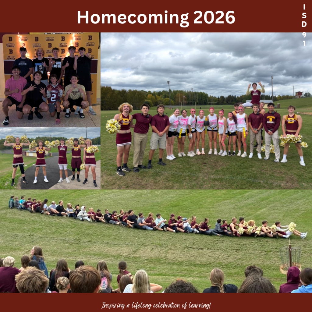 several pics of high school students outside on the hill watching and down below playing powderpuff football