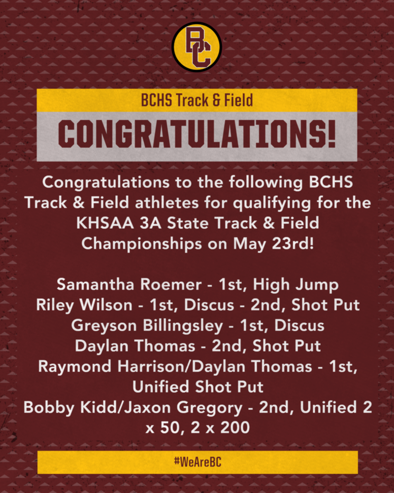 BCHS Track & Field