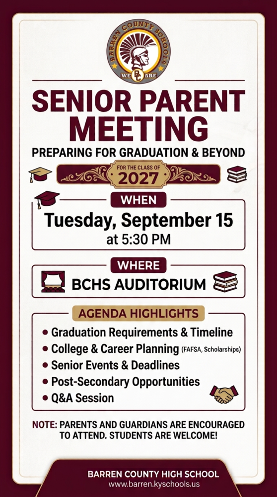 Senior Parent Meeting