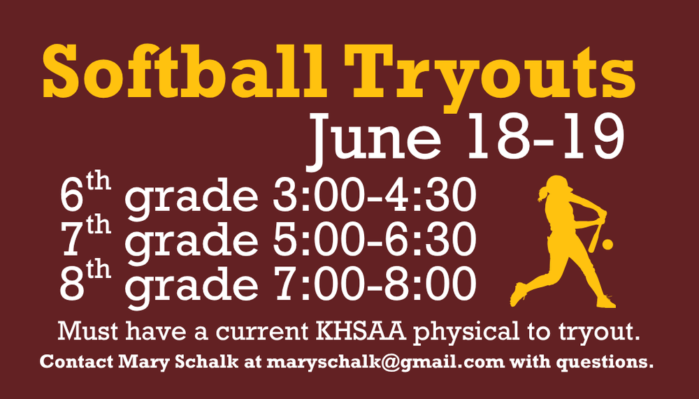 softball tryouts