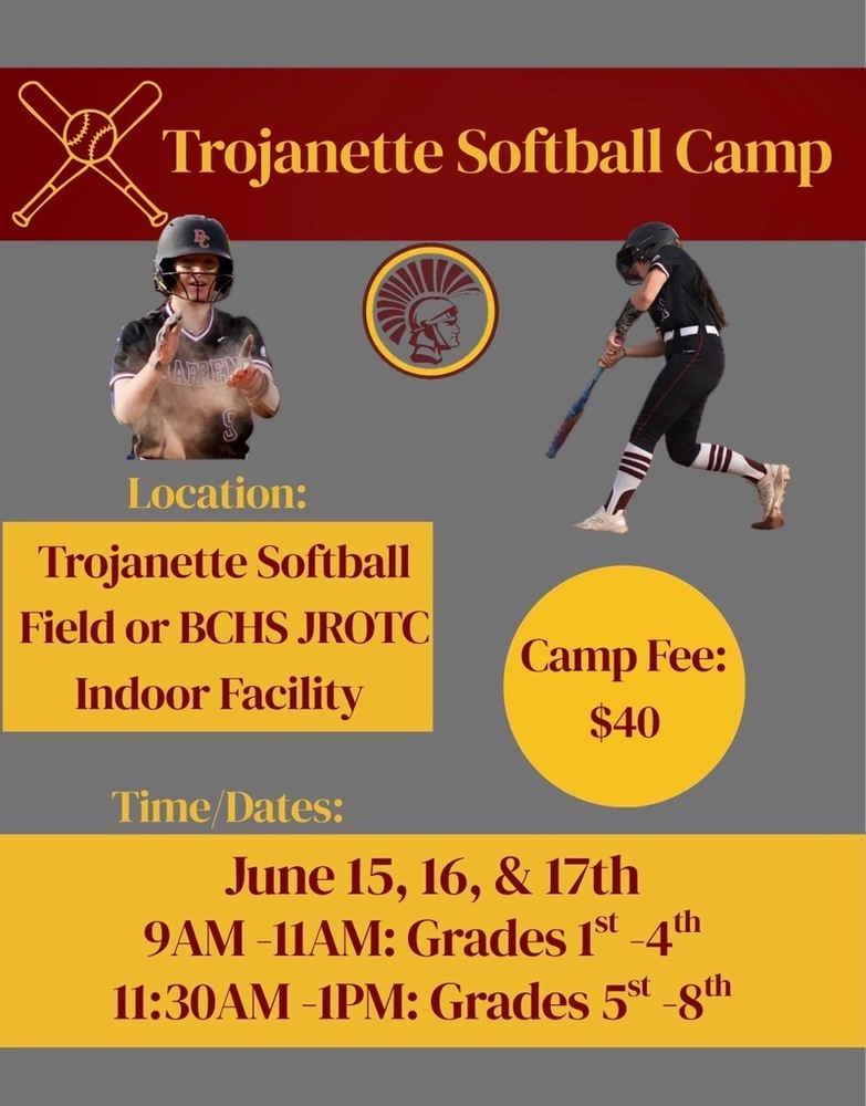 Trojanette Softball Camp