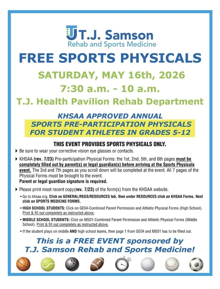 Free Sports Physicals
