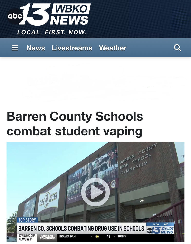 Barren County Schools combat student vaping