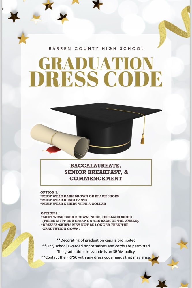 Graduation Dress Code