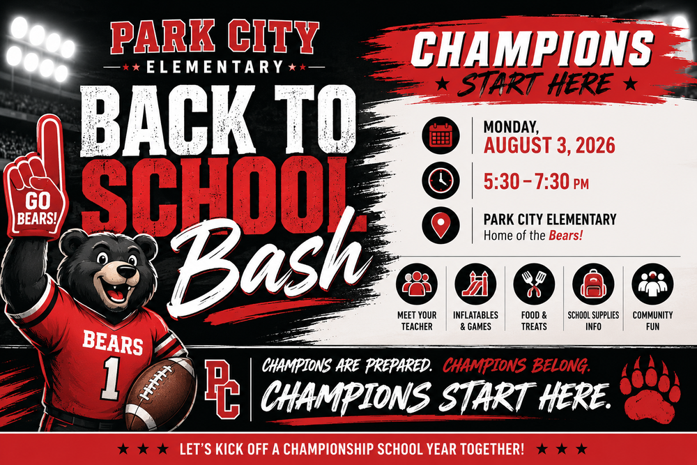Back to School Bash Flyer
