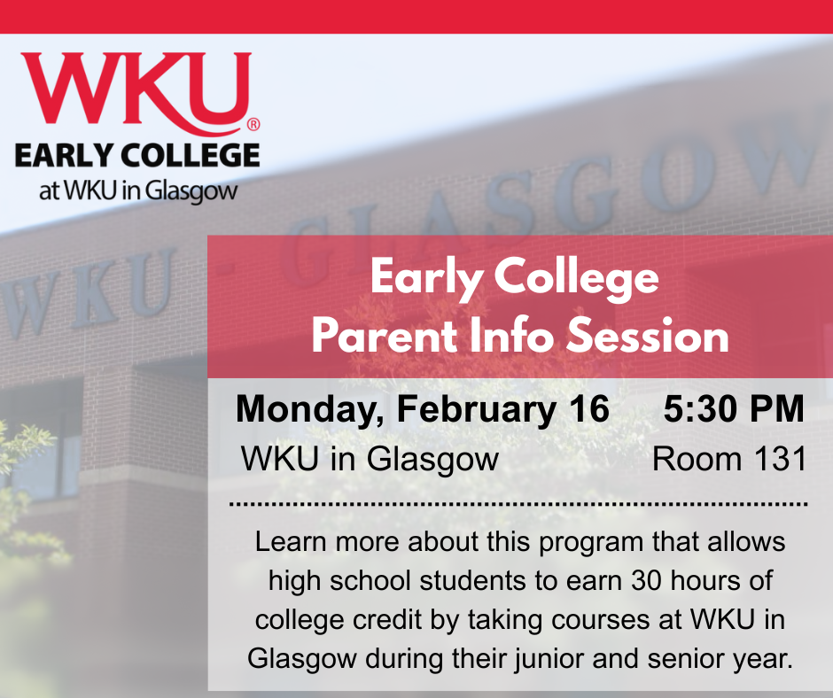 WKU Early College Parent Info.