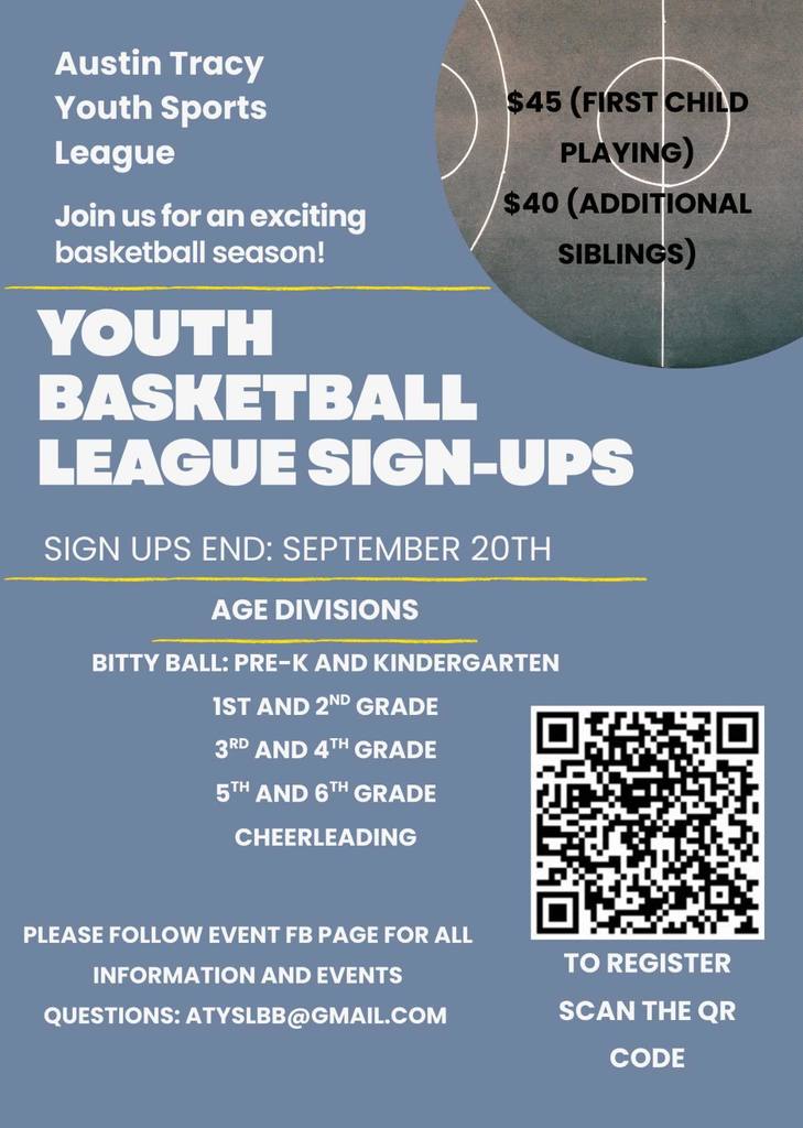 Youth Basketball League Sign-Ups