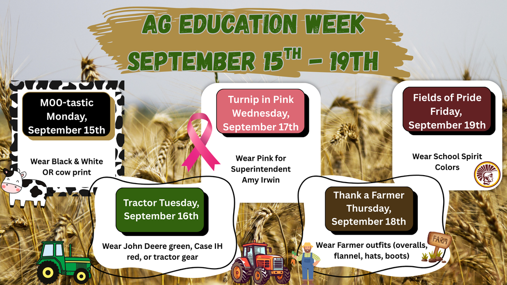AG Education Week Dress Up days