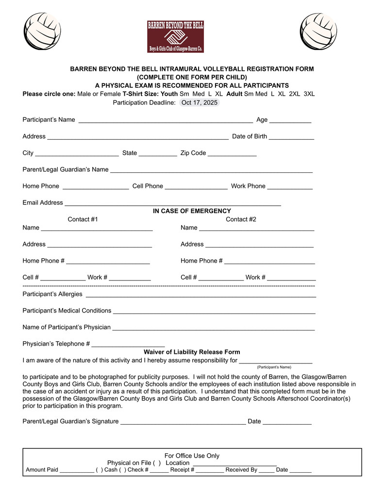 Registration Form