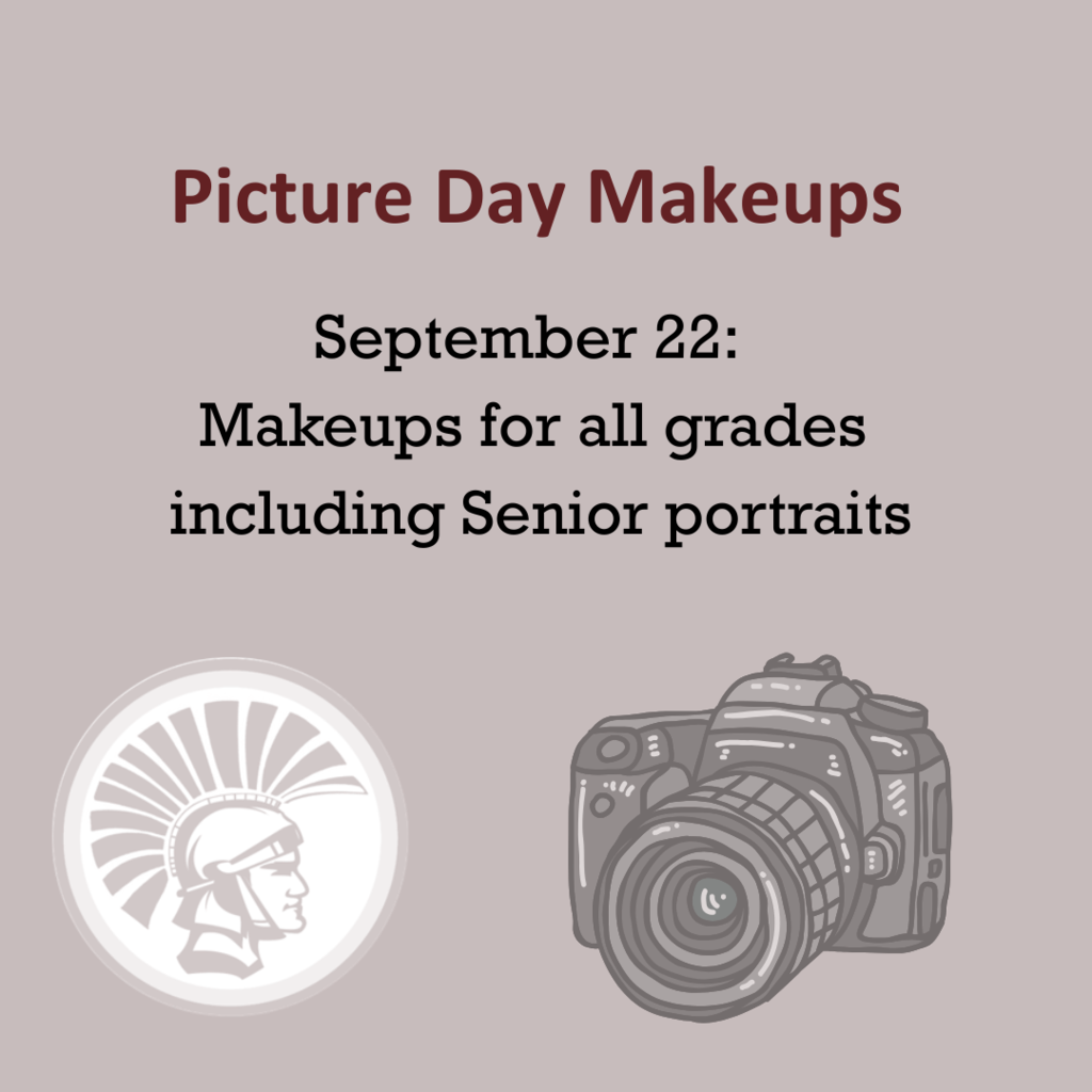 September 22 will be picture makeup day