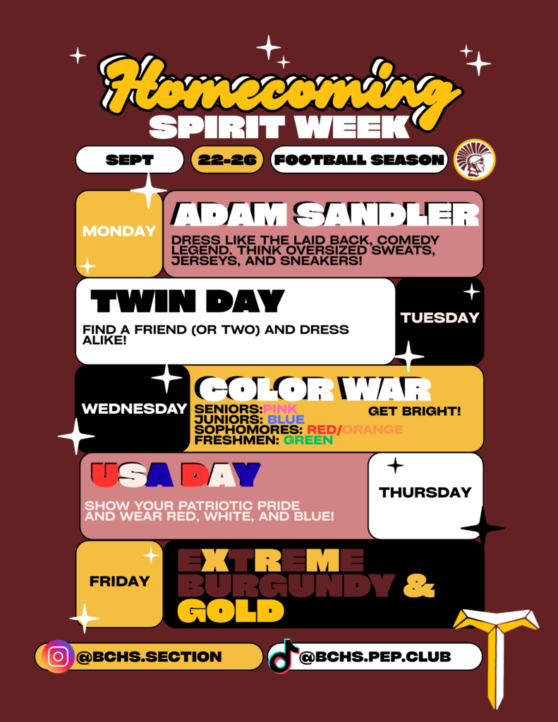 BCHS Spirit Week 