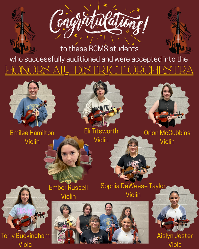 All-District Orchestra Announcement