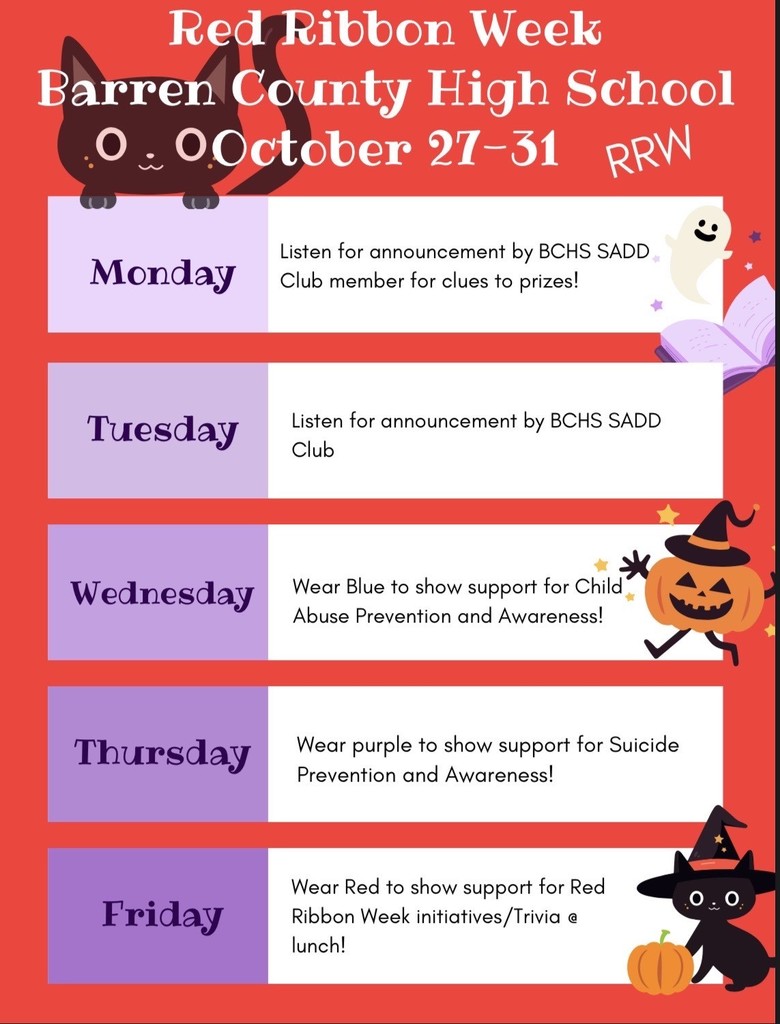 Red Ribbon Week at BCHS