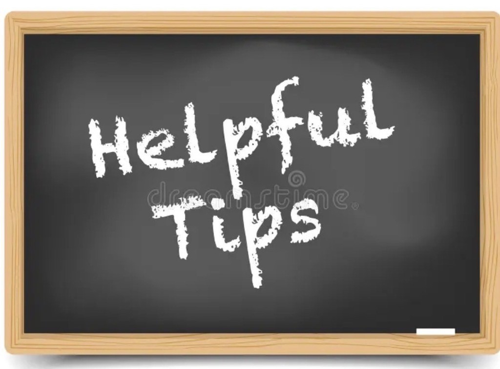 helpful tips