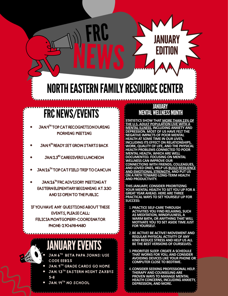 FRC Monthly Newsletter