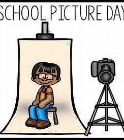 School picture day graphic