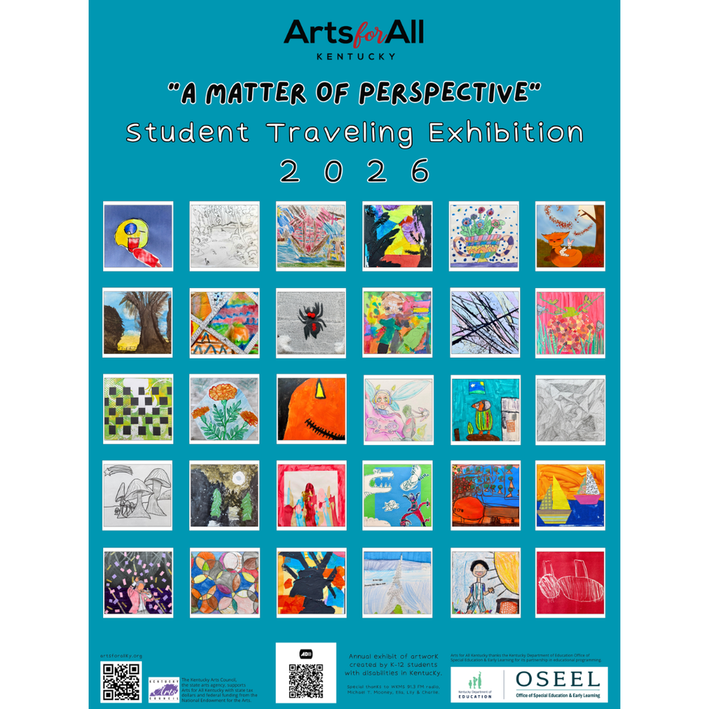 Barren County Schools will be hosting "A Matter of Perspective" the Arts for All Kentucky 2026 Student Travelling Art Exhibit from January 12- 23 at the Trojan Art Gallery at Barren County High School.   Arts for All Kentucky is a non-profit organization that promotes arts, education and creative expression for all. The Student Traveling Art Exhibit, “A Matter of Perspective” is an annual exhibit of original artwork created by students with disabilities from across Kentucky. The exhibit travels the state showcasing the work of these exceptional artists. The 2026 show includes work from three Barren County students: BCHS 9th graders John Riley Christie and Bobby Kidd and BCMS 8th grader Jesse Rister.  The exhibit is open to the public Tuesdays and Thursdays from 3:30- 4:30 or by appointment. Viewing by appointment can be arranged by contacting April Harper at april.harper@barren.kyschools.us. A closing reception will be held on Thursday January 22 from 4:30- 6pm. 