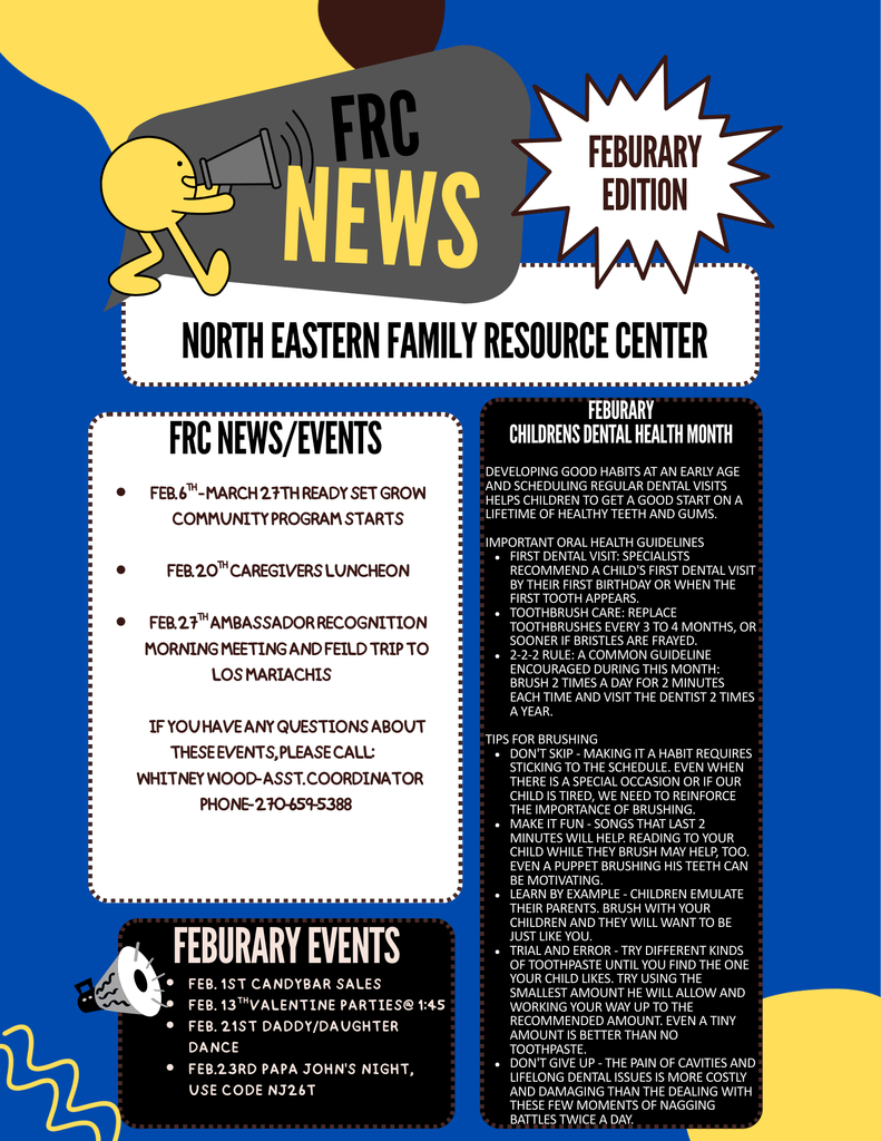 FRC Monthly Newsletter