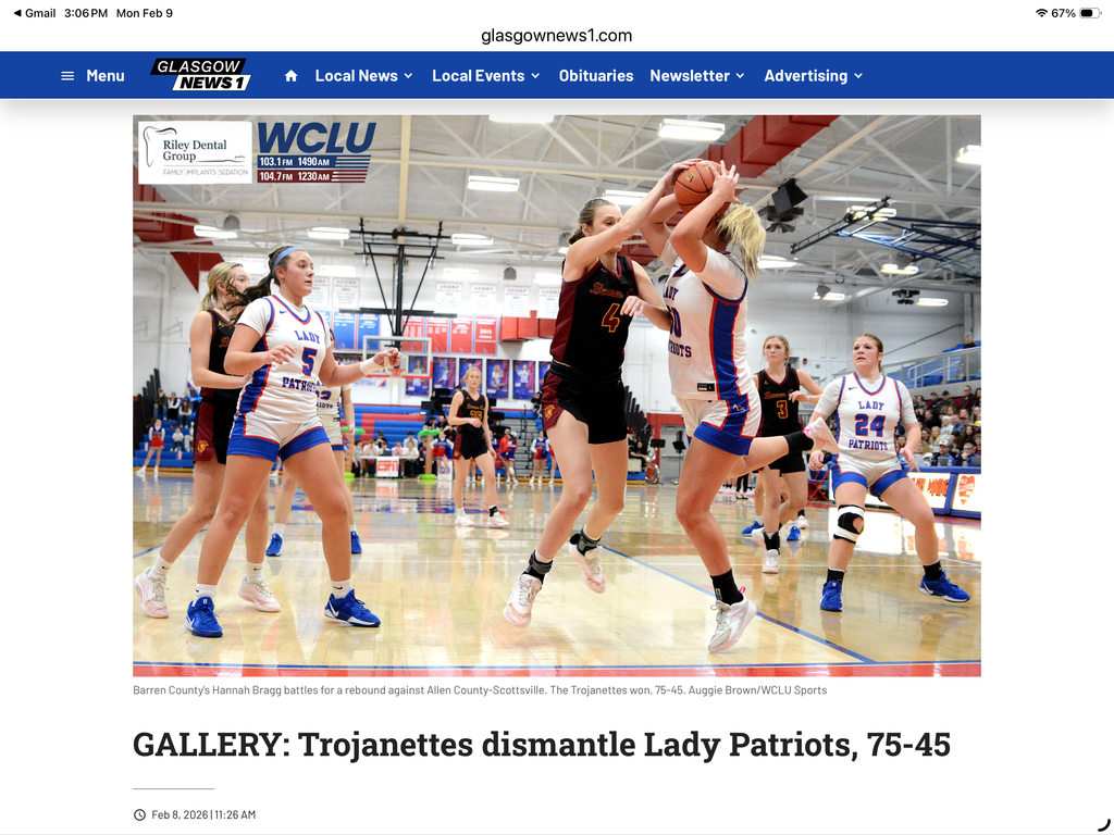 Headline and picture of game:  