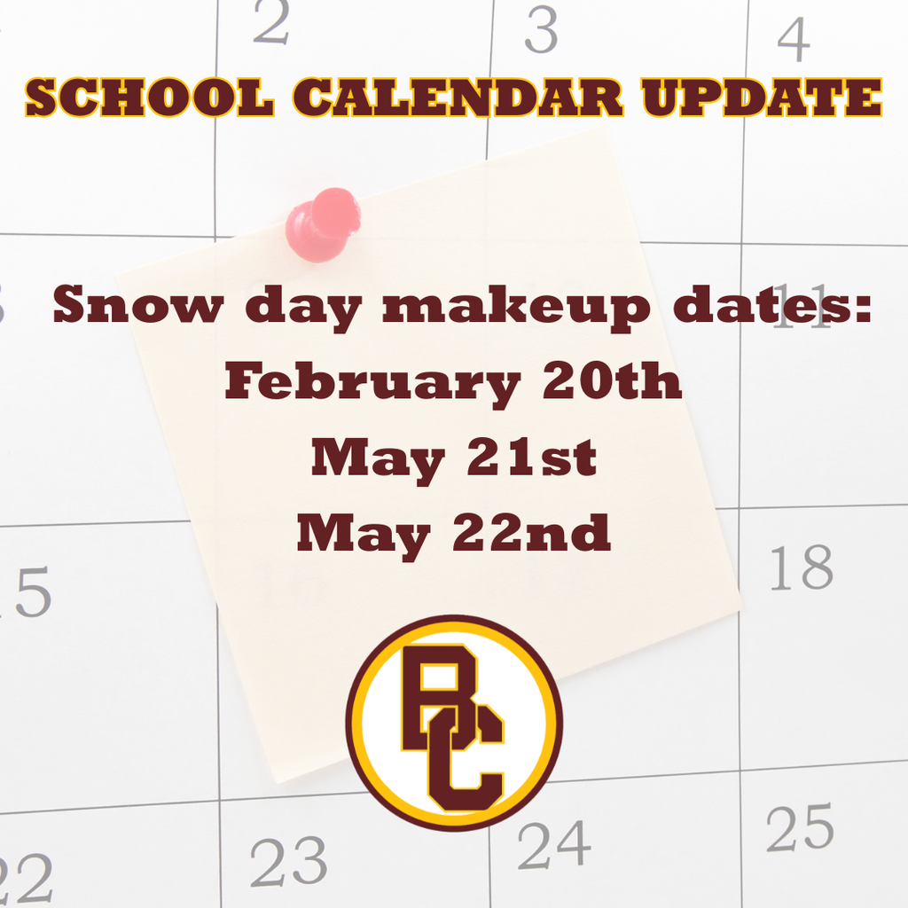 Make up days graphic